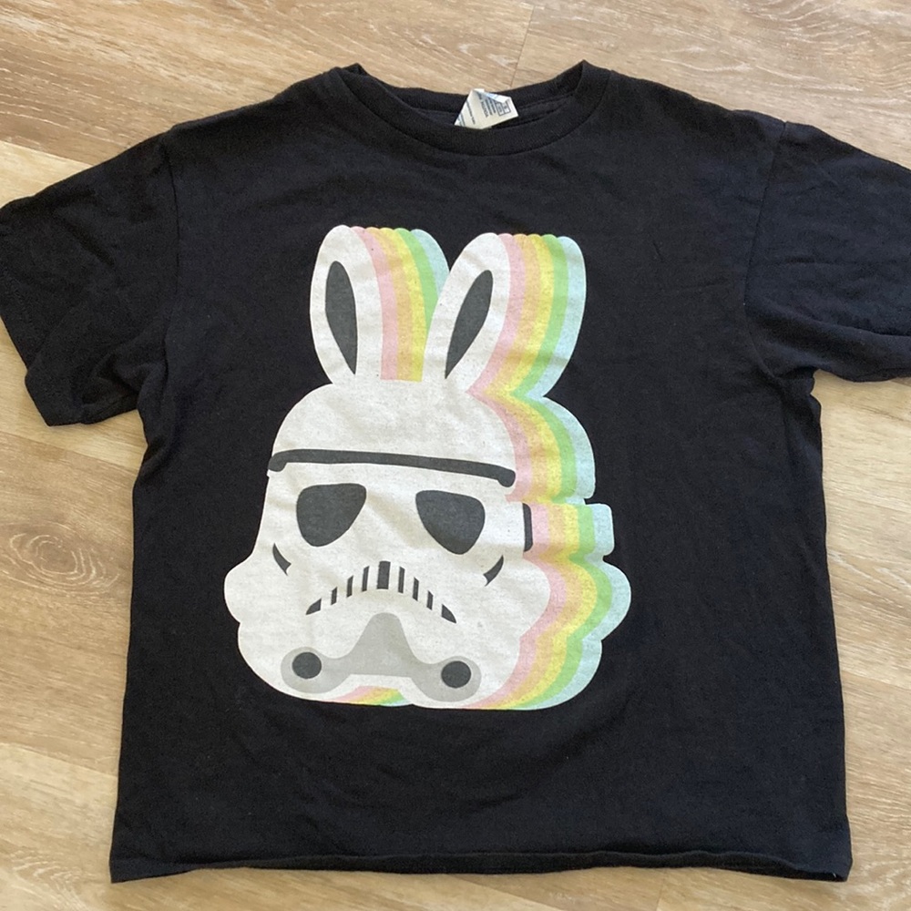 Child Small StormTrooper Bunny Ears Easter shirt
